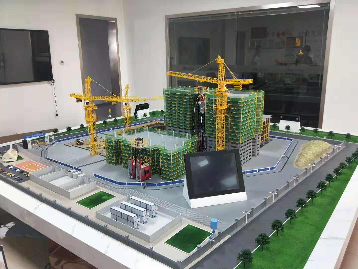 广宁县建筑施工场景模型
